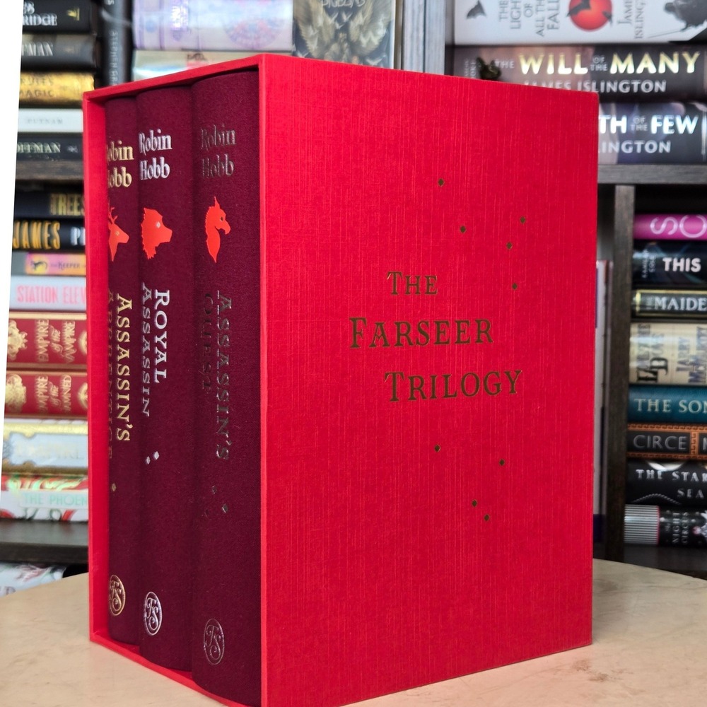 Robin Hobb Farseer Trilogy Folio Society 2nd Print Assassin's Apprentice Signed